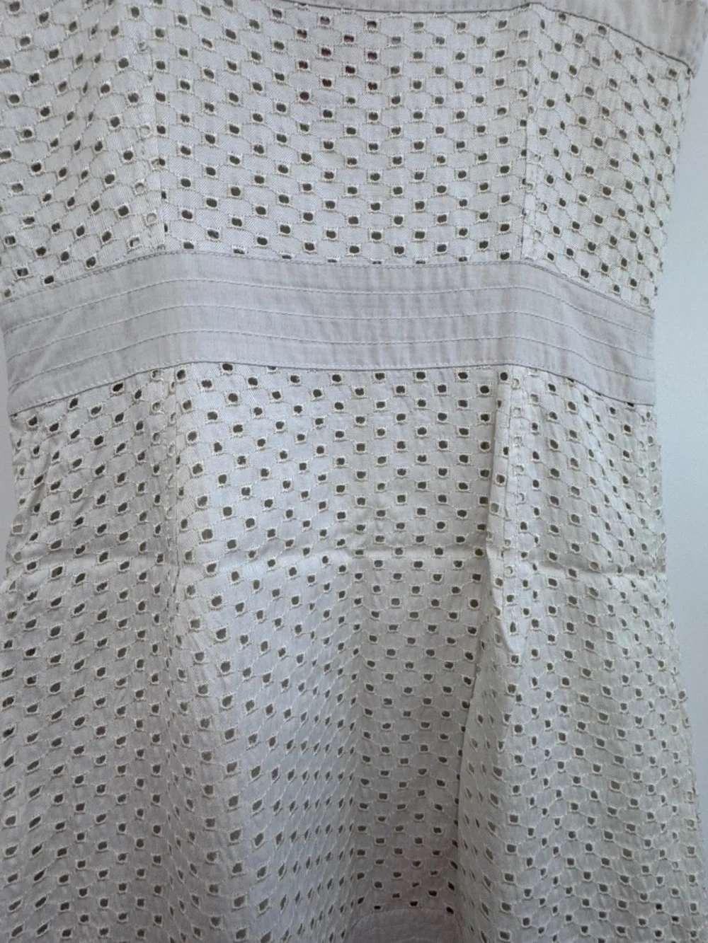 Tory Burch - Berdine White Eyelet Dress